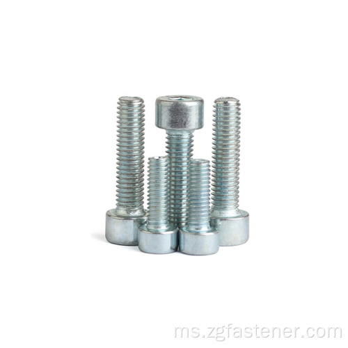 DIN 912 Gred 8.8 Blue White Zinc Socket Screw DIN912